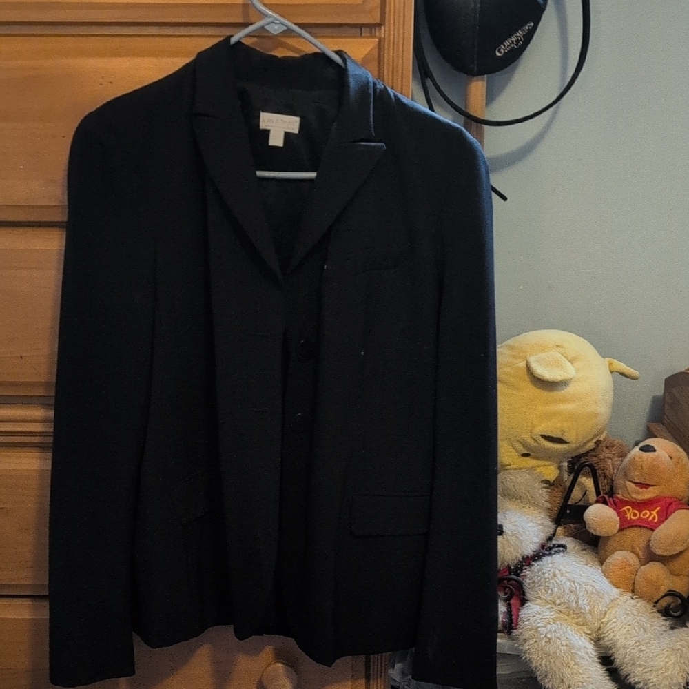 Women's Black Maternity Blazer